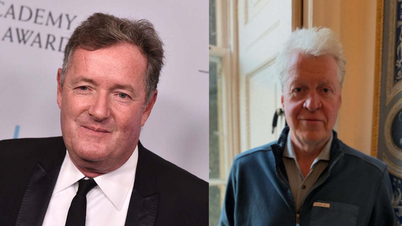 Pierce Morgan and Charles Spencer