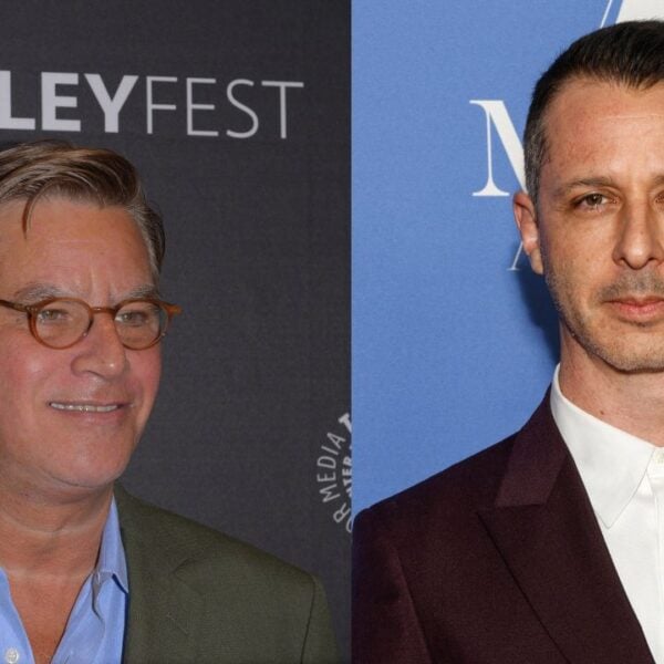 Aaron Sorkin and Jeremy Strong