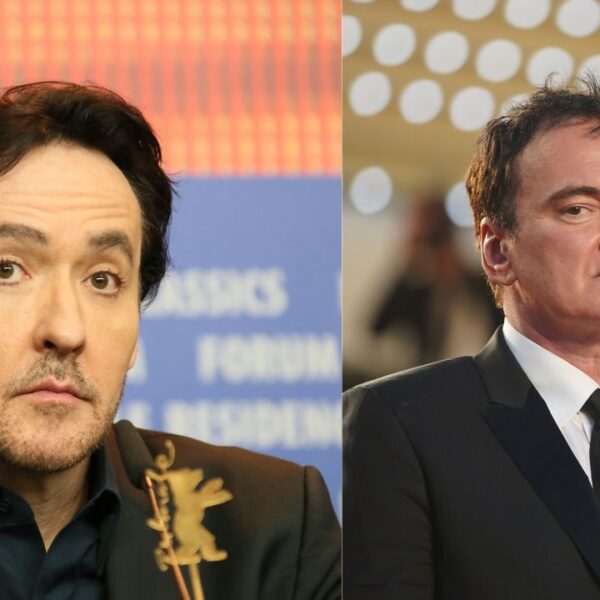 Quentin Tarantino and John Cusack