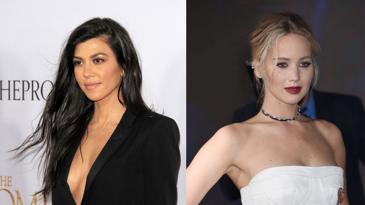 Kourtney Kardashian, Jennifer Lawrence