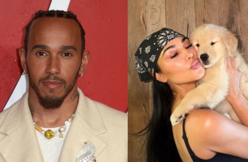 Lewis Hamilton Calls Kim Kardashian His ‘Girlfriend’—And Reveals He Gave Her Four Kids a Puppy