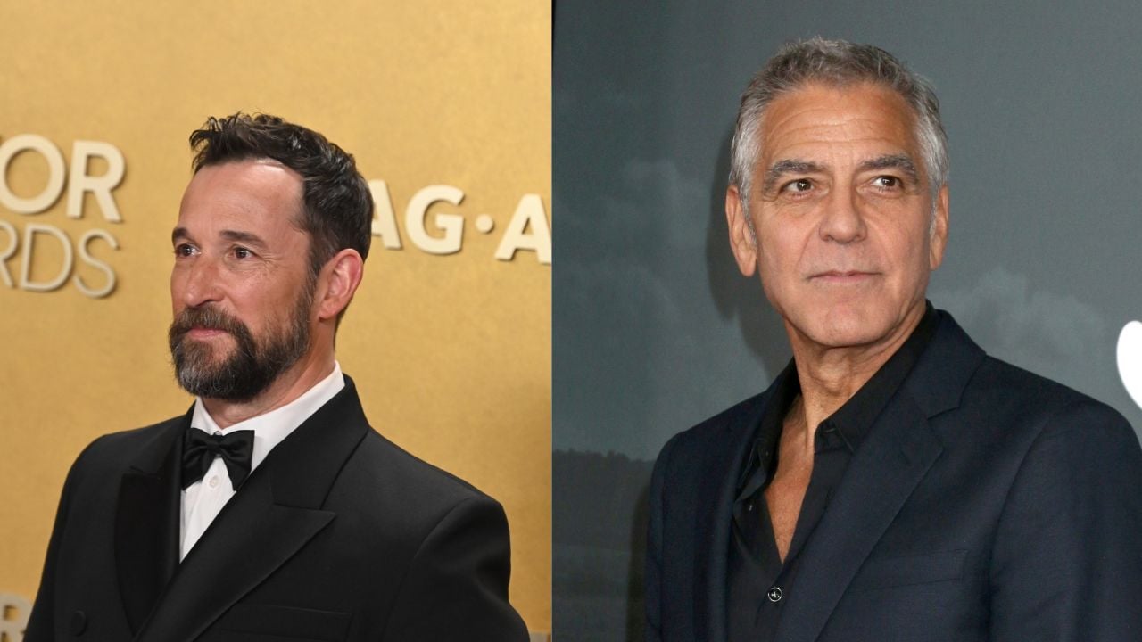 Noah Wyle and George Clooney