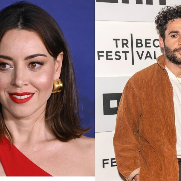 Aubrey Plaza Makes First Public Appearance Since Giving Birth to Support Christopher Abbott