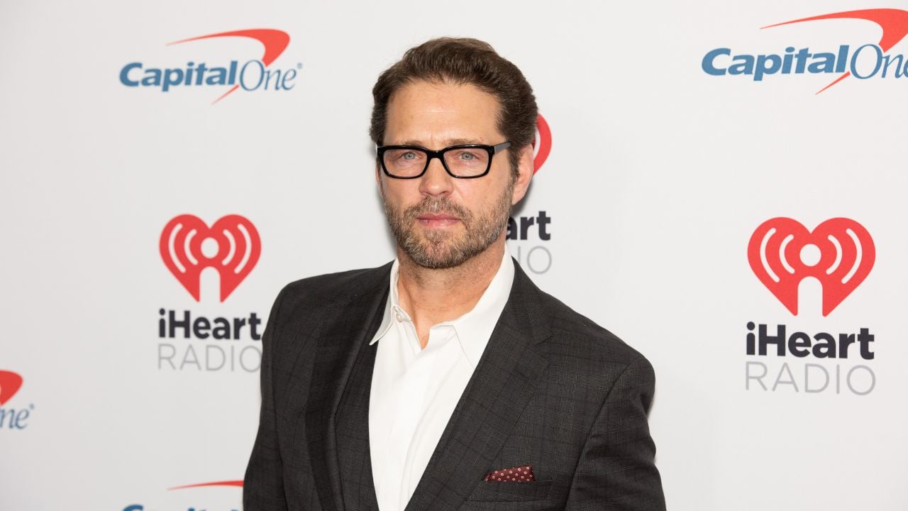 Los Angeles, California / USA - December 6 2019: Jason Priestley arrives for the KIIS FM's iHeartRadio Jingle Ball at the Forum Los Angeles in Inglewood, California on December 6, 2019