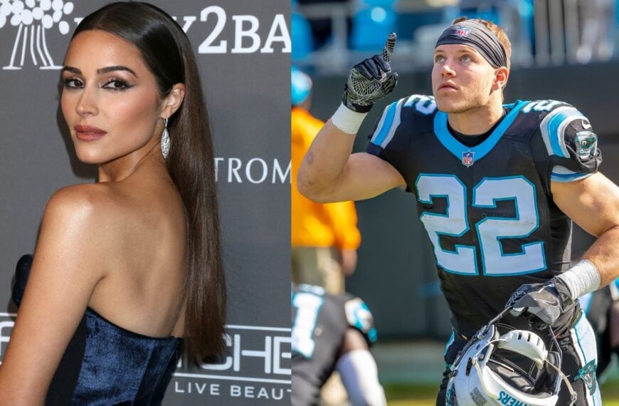 Olivia Culpo and Christian McCaffrey