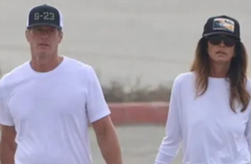 Cindy Crawford and Rande Gerber Hold Hands in First Public Outing Together Since Son Presley’s Death