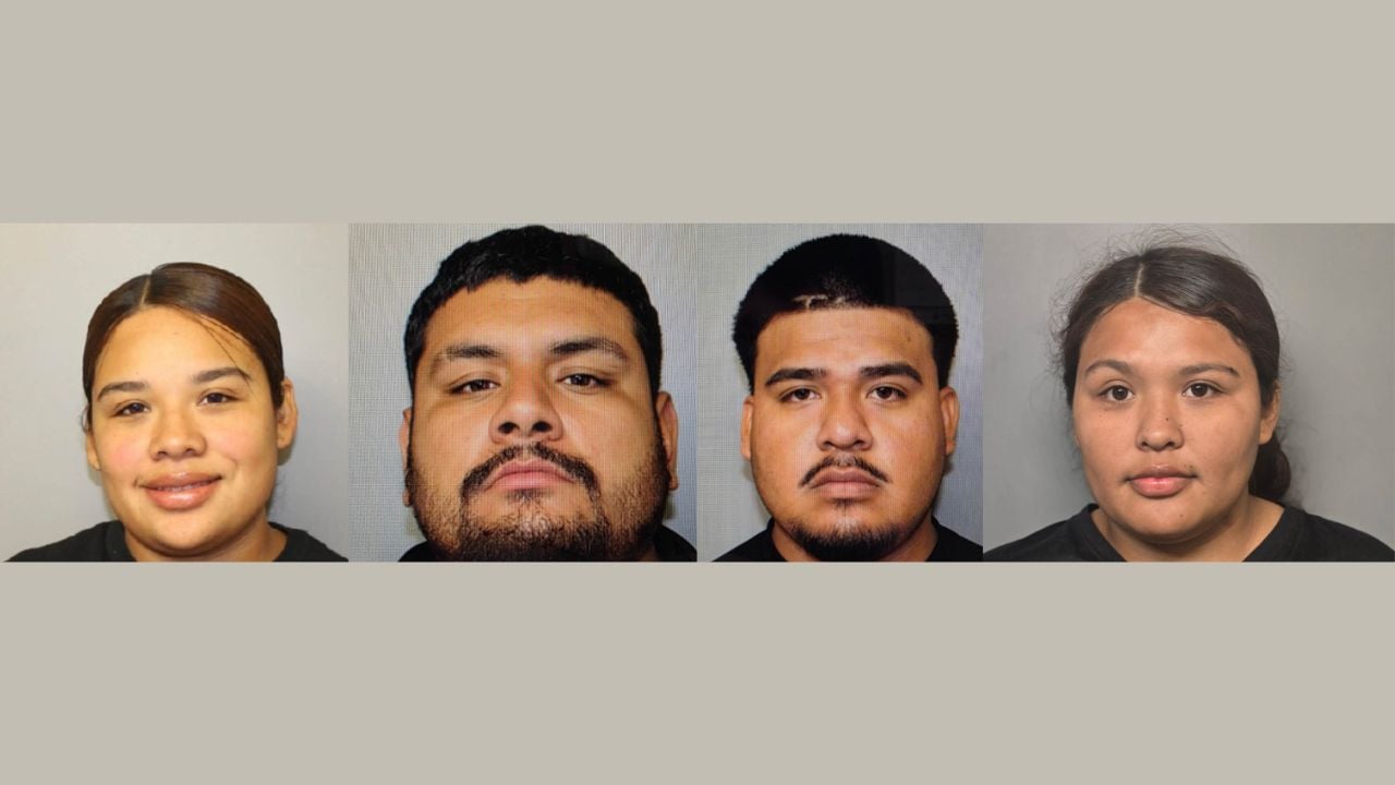 Maria Santos Verdin, Ray Lopez, Javier Verdin Jr. and woman which name is not provided